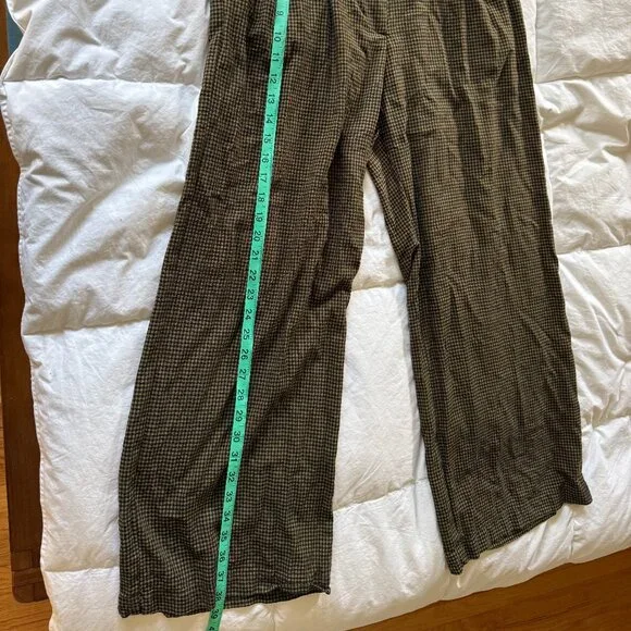 Whimsy + Row - Leanna Pant in Hunter Gingham - Size 8 - Picture 6 of 9